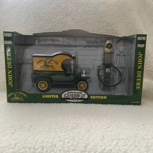 John Deere Licensed-1912 Ford Model T Delivery Car & 1920’s Wayne Gas Pump